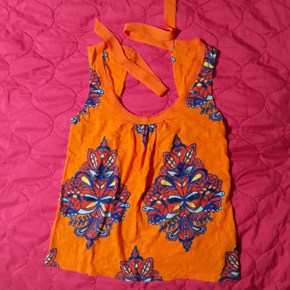 Anthropologie Akemi +kin tie back top